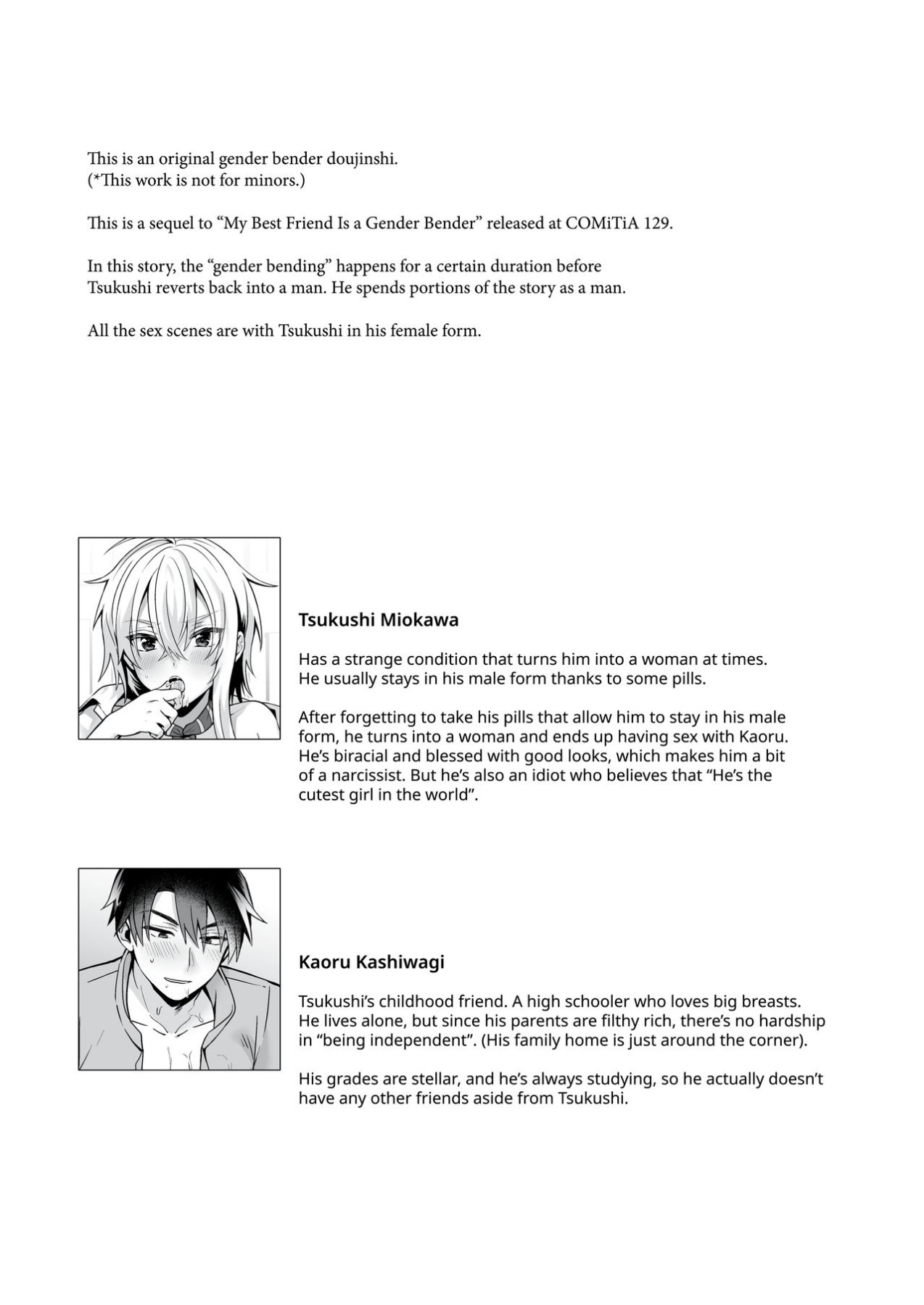 Hentai Manga Comic-My Best Friend is a Gender Bender 1.5-Read-2